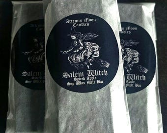 Salem Witch - Spiced apple witchy vegan soy wax melt bar