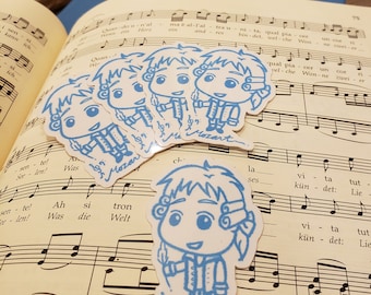 Chibi Mozart Sticker