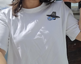 KPOP DEMON HUNTERS Mini Derpy Tiger with hat Cropped T-Shirt