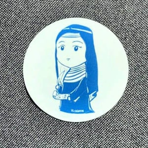 Hildegard von Bingen Chibi Pegatina