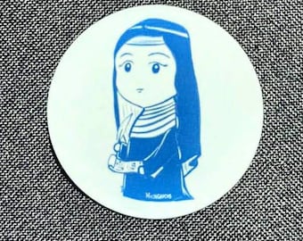 Hildegard von Bingen Chibi Sticker