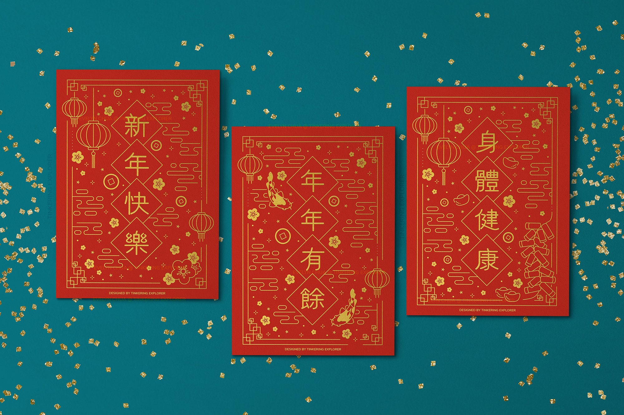 Red Envelopes,Chinese New Year Cartoon Red Envelope,Chinese Lunar Year Cute  Lucky red Packets,Lucky Pattern Hongbao Kids Spring Festival Gifts,Red  Envelopes Bags Red pocket Party