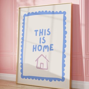 Home Decor Printable Wall Art Living Room Digital Download Gift For Home Decor Vintage Wall Print Home Sweet Home Trending Wall Art