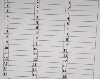 Oja para hacer libreta de bingo PDF