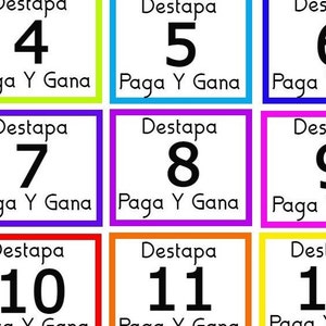 Cartas para destapa y paga PDF