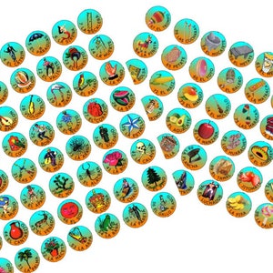 100 Loteria Circulos para Fichas PDF
