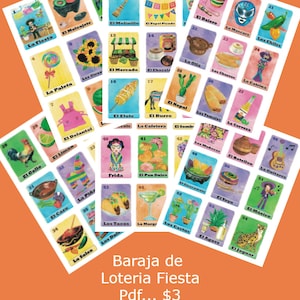Baraja de Loteria Fiesta PDF