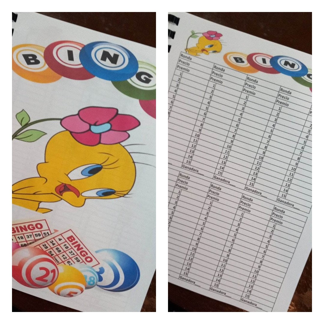 Libreta para Bingo Linia
