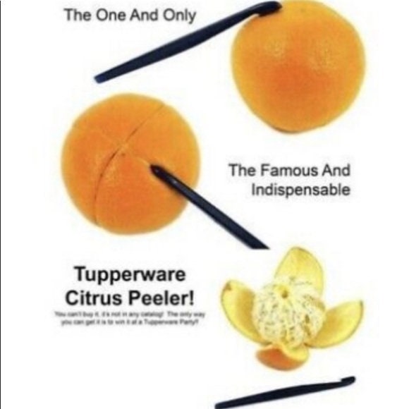 TUPPERWARE Citrus / Orange Peeler 