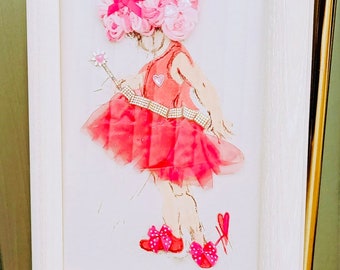 3D ballerina picture