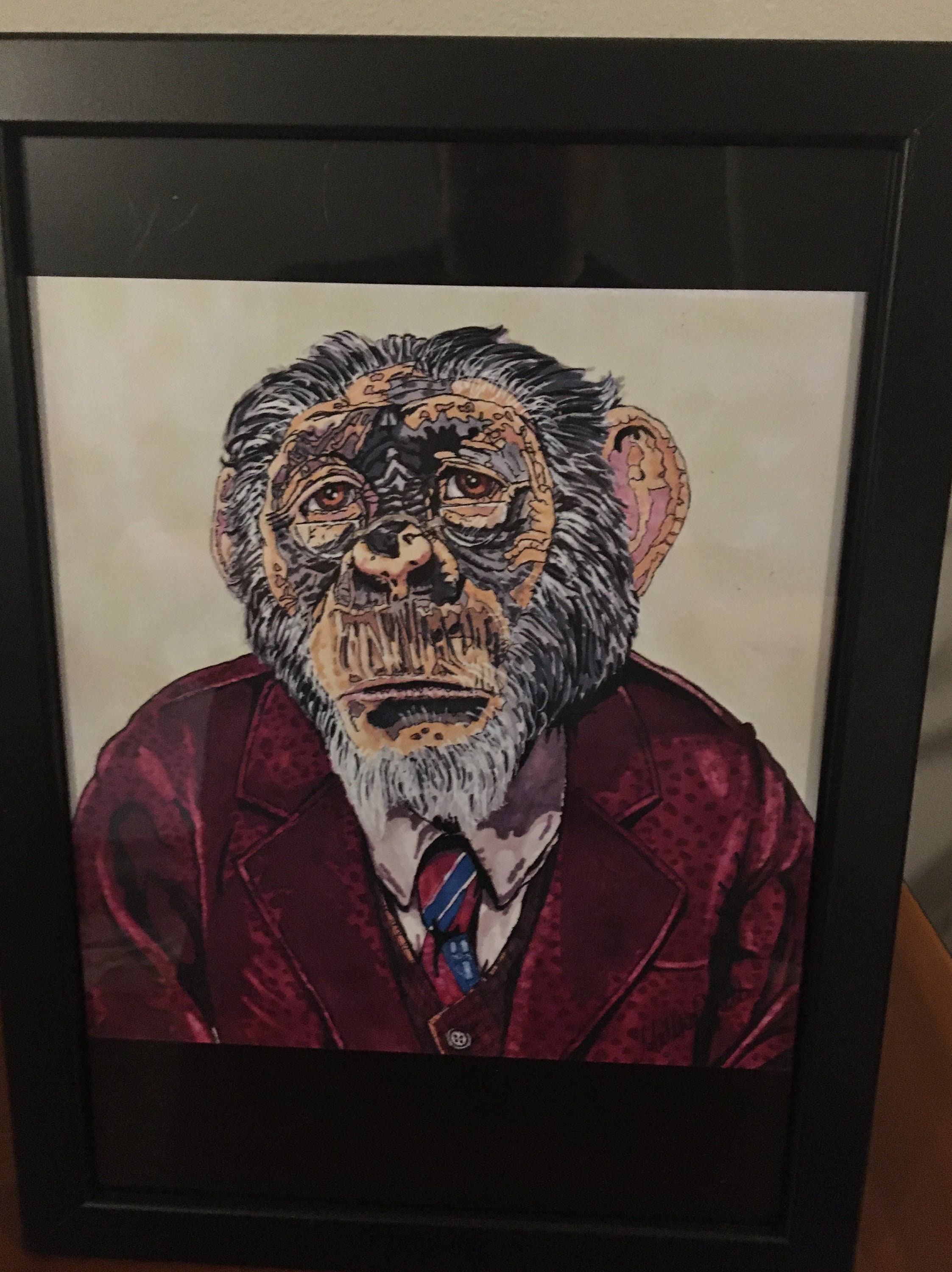 Pogo Umbrella Academy Art Print Etsy UK