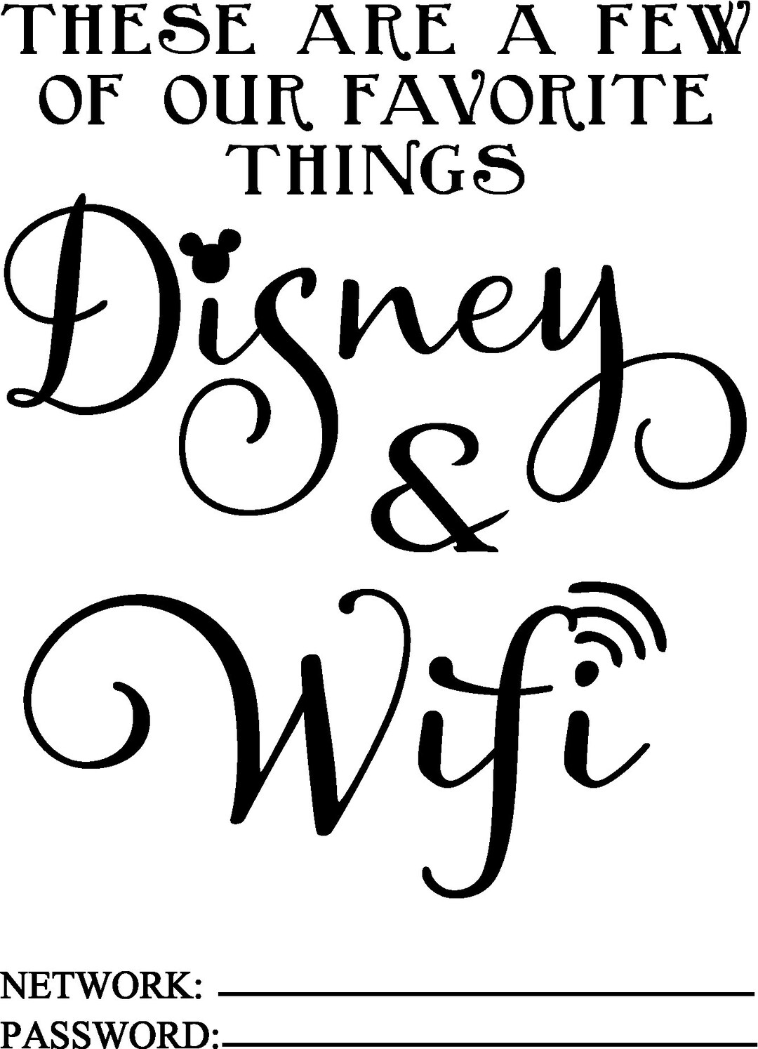Wifi password sign pdf wifi sign wifi password printable etsy
