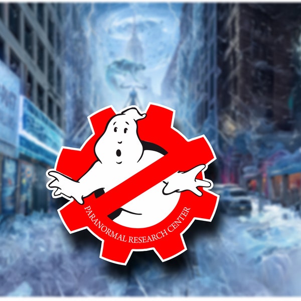 Ghostbusters - Frozen Empire Paranormal Research Center sticker gift for son, gift for daughter, gift for child, funny decal gift,