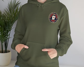 Custom Military Hoodie | Personalized Unit Logo, Branch, & Name