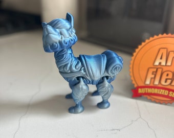 Articulated  Alpaca | Stim Toy | Fidget Toy Adult | 3d Printed Figures | Articulating Fidget Toys