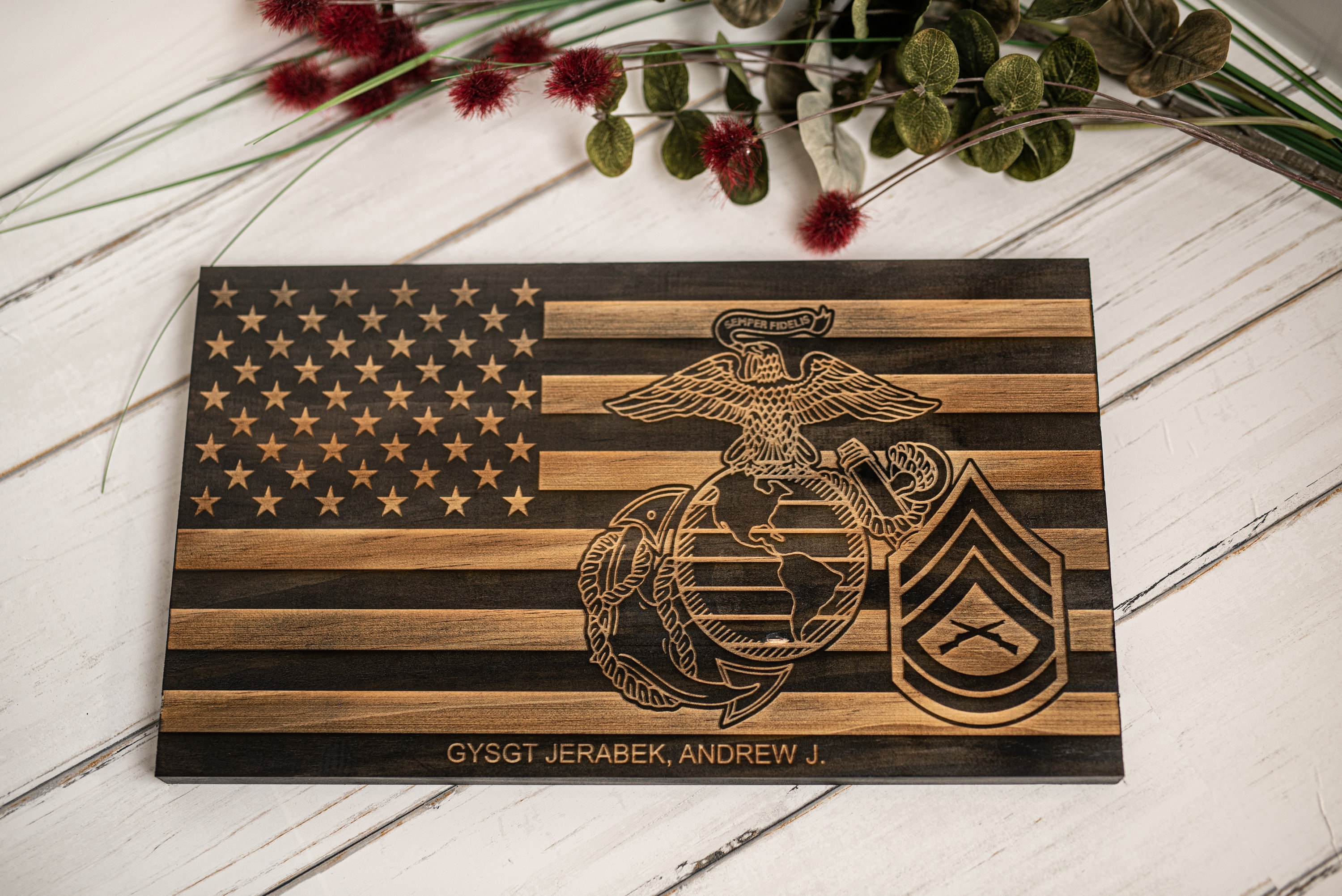 Wood Marine Corps - Etsy