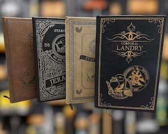 Custom Military Gift Leatherette Journal | Personalized Engraved Military Notebook