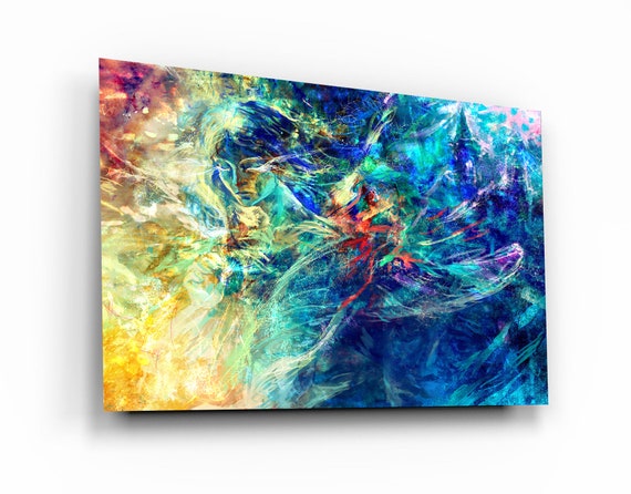 Contemporary Art Tempered Glass Printing Wall Art , Natural And Vivid Wall Decor , Modern Wall Art, Extra Large Wall Art, Modern. Fine Art