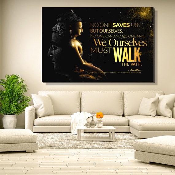 Modern Style | Buddha Statue | Spiritual Art | Buddha Painting | Framed Wall Art | Printable Wall Art | Illustration, Framed Ready-To-Hang