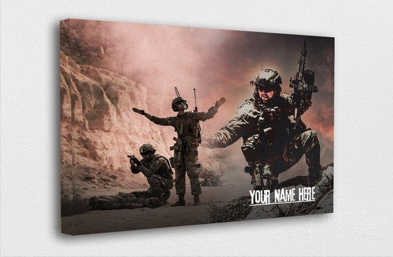 Military Gift - Military Sign - Veterans Gifts - Custom Military Sign - Custom Name Sign - Military Retirement - Military Decor - Name Sign