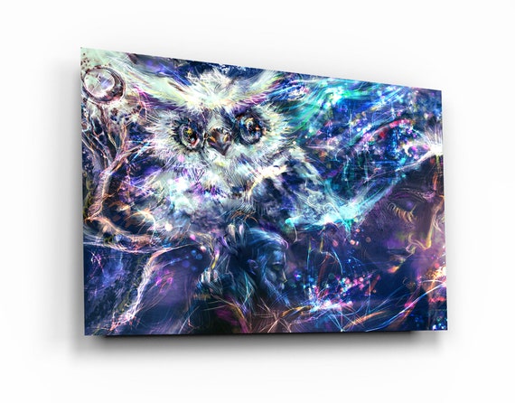 Abstract Spiritual Tempered Glass Printing Wall Art , Natural And Vivid Wall Decor , Modern Wall Art, Extra Large Wall Art, Rare. Fine Art