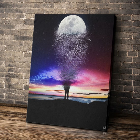 UNIVERSAL / Canvas Wall Art Prints / Home And Office Decor / Custom Framed Printable Wall Art • Modern Celebration, Framed Ready-To-Hang