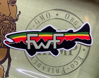 Fish Whistle Friendly Vinyl Fishing Sticker Slap