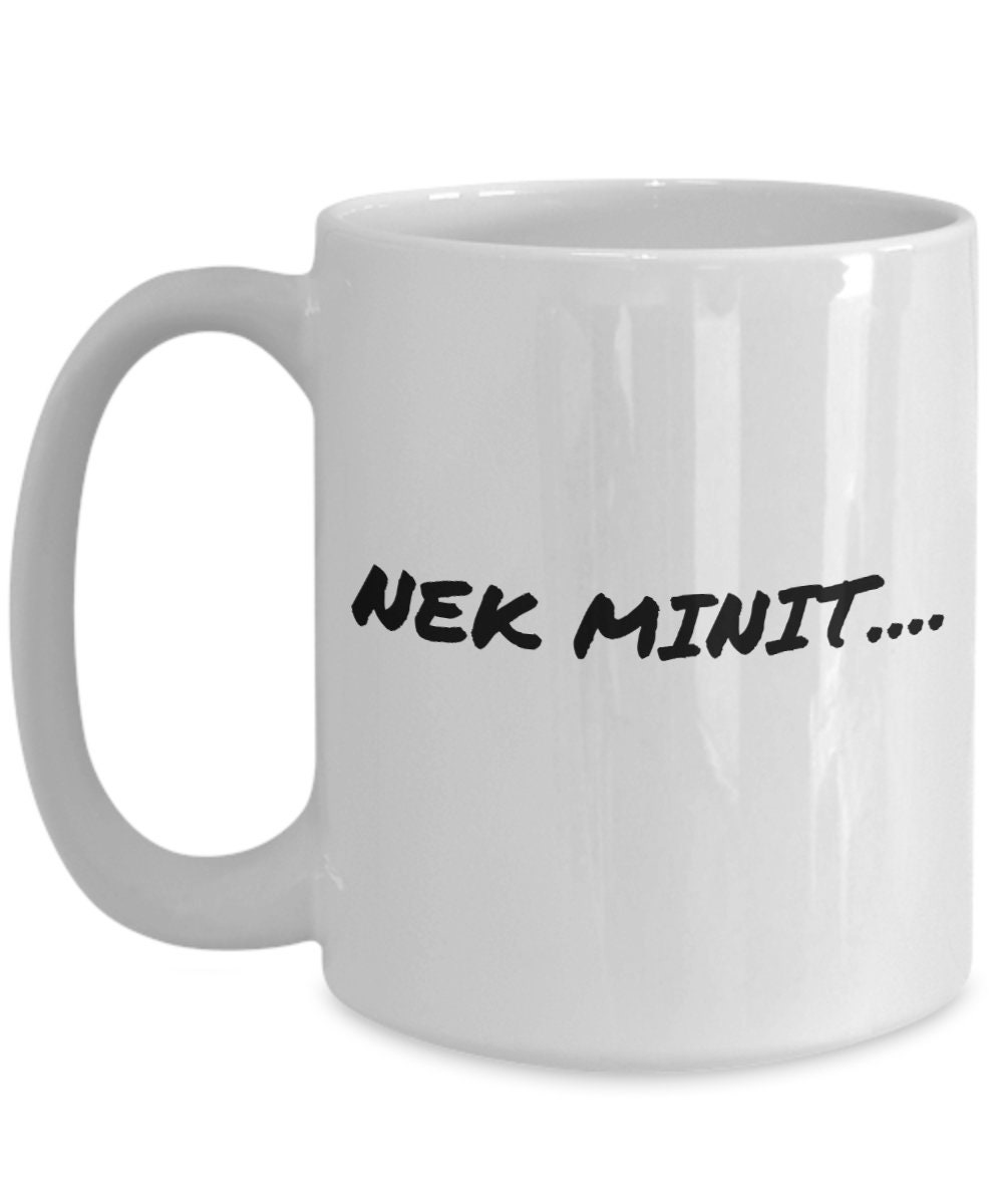 NZ Nek Minit Coffee Tea Mug NZ Slang funny Mugs 15oz White Etsy