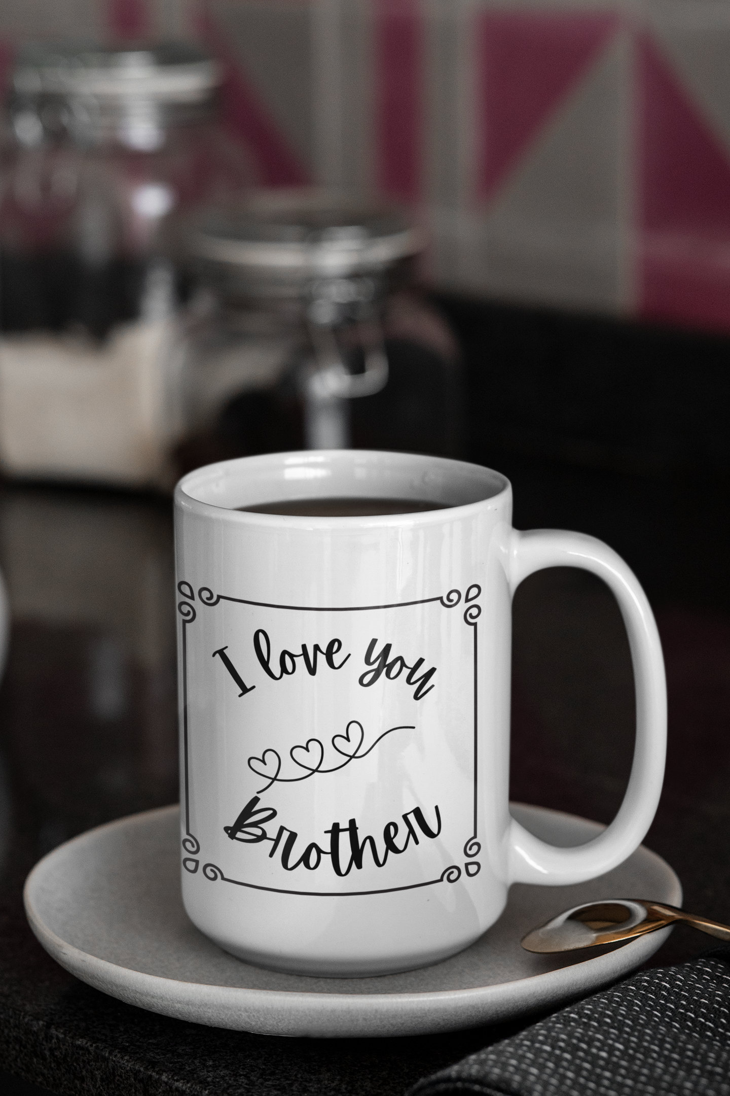 I love you Brother Coffee Tea Mug Bro favorite brother Etsy