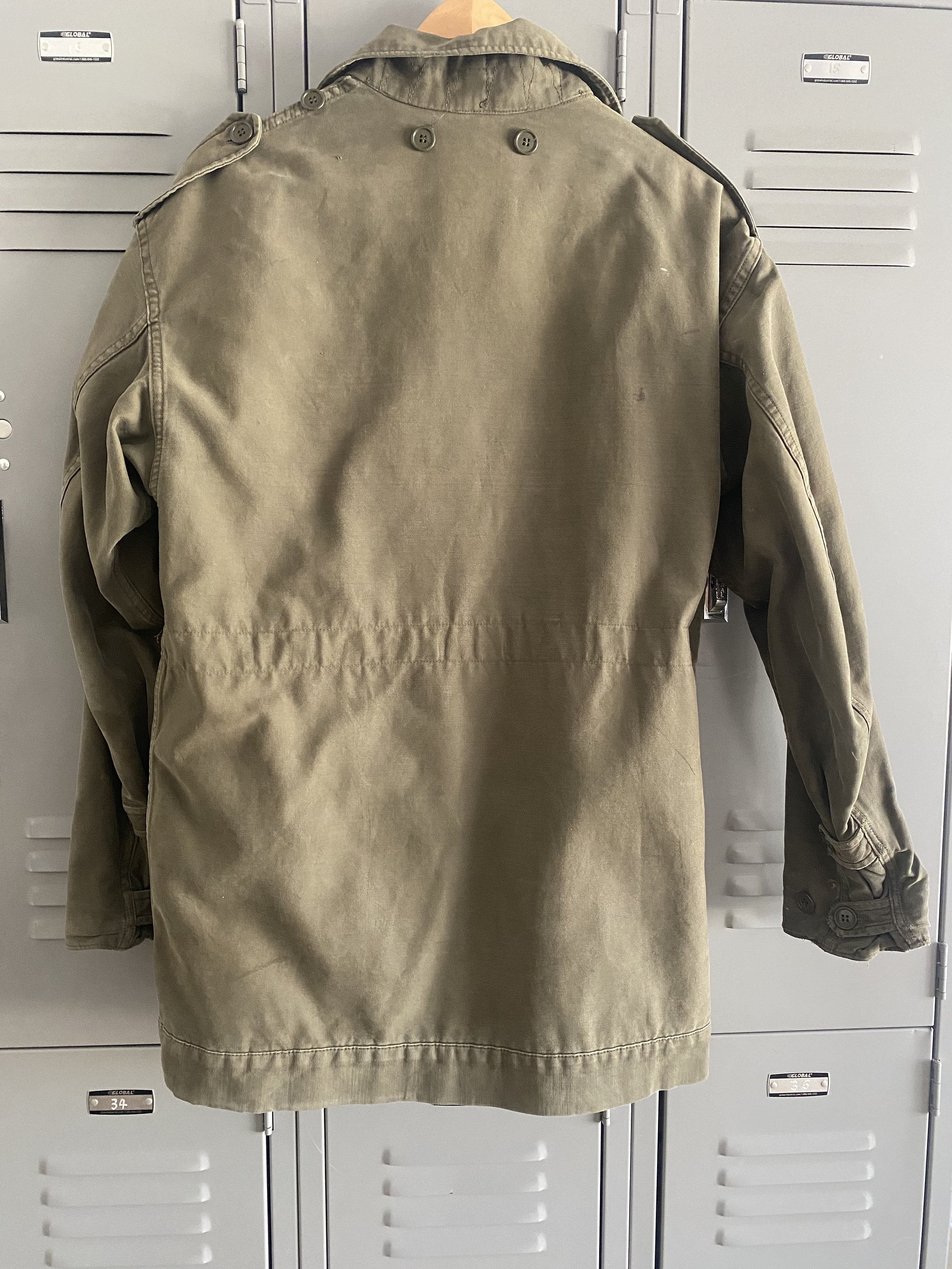 Khaki Military Jacket Etsy