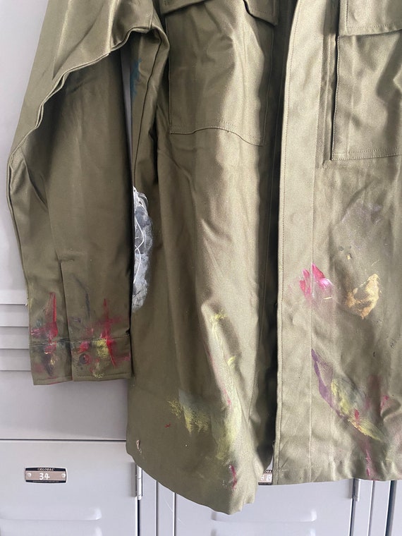 Custom Painted Army Jacket - image 4