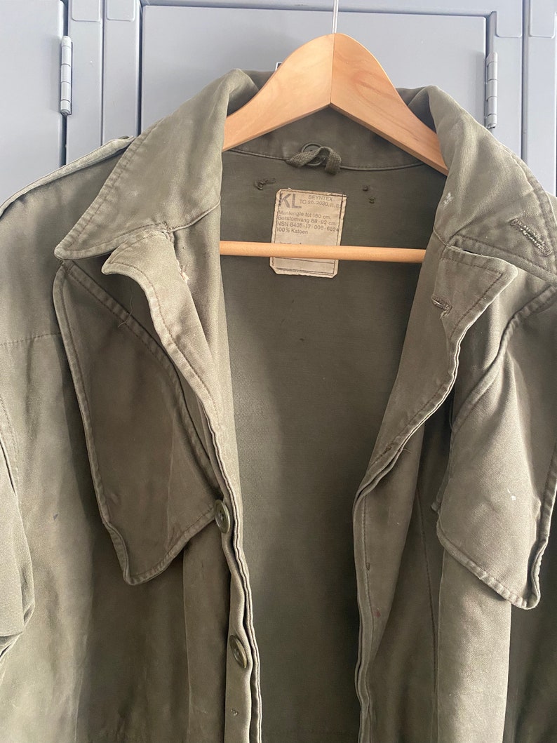 Khaki Military Jacket Etsy