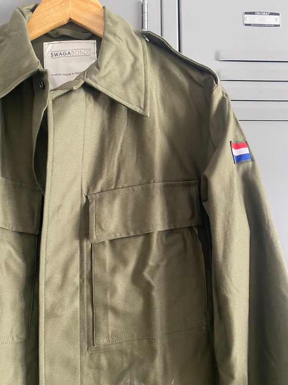 Custom Painted Army Jacket - image 3