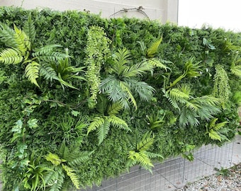 Large Artificial Plant Green Wall Panel