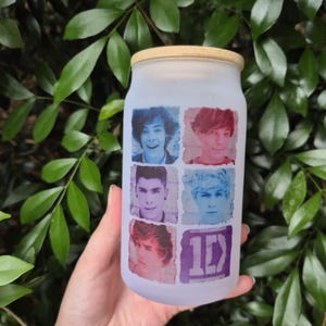 1D Can Glass | Harry Styles | Niall Horan | Liam Payne | Can Glass| Handmade Cup| Friend Gift | Gift For Her | Handmade | Handmade Gift |