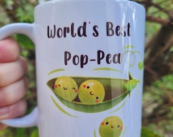 Poppy Mug | Pop-Pea Mug | Gift For Pop | Father&#39;s Day Gift | Father&#39;s Day | Handmade | Novelty Gift | World&#39;s Best Poppy |