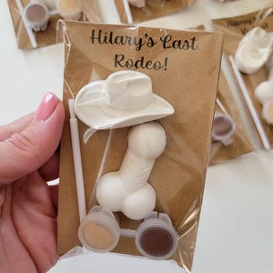 Last Rideo Bachelorette party! DIY Penis favors/Naughty Adult favors/Last Rideo favors/Weenie Last Rideo Fun activities/Paint penis party/