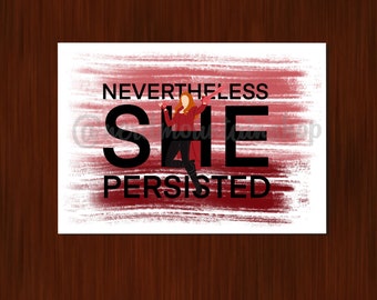 Scarlet Witch Nevertheless She Persisted - Sticker