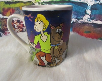 Hand Painted Haunted Mug, Great Gift!