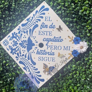 Talavera Graduation Cap Topper  Mexican Talavera Grad Cap  Mexican Grad Cap Topper  Class of 2026 Custom Graduation Topper