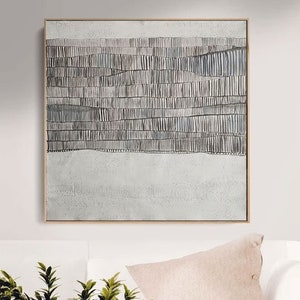 Wabi Sabi Painting  Abstract Painting Abstract Wall Art Beige Wall Art Beige Abstract Painting Texture Painting