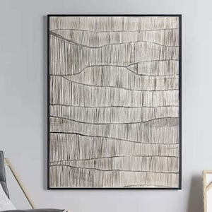 Wabi Sabi Painting  Texture Wall Art  Abstract Wall Art  Minimalist Painting  Abstract Painting  Large Neutral Beige Abstract Painting