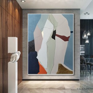 Arte colorido, arte mural colorido, pintura abstracta sobre lienzo, arte contemporáneo, pintura sobre lienzo, pintura abstracta original