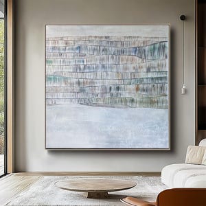 Wabi-Sabi Textured Art Beige Minimalist Art Textured Minimalist Wall Art Beige Minimalist Wall Art per soggiorno Grande dipinto con texture 3D