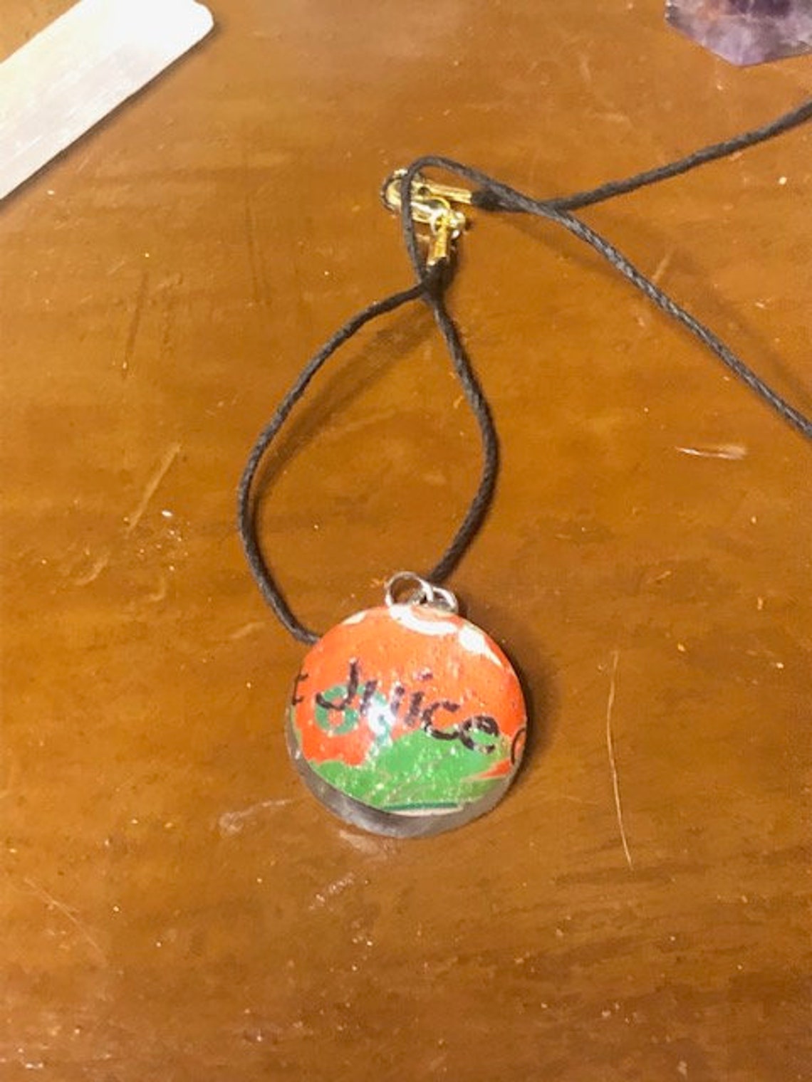 Recycled soda can necklace Etsy.de