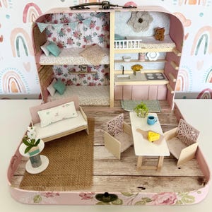 Large dollhouse suitcase