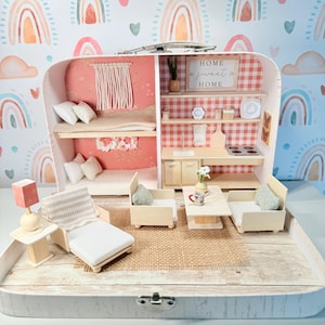 Large suitcase dollhouse