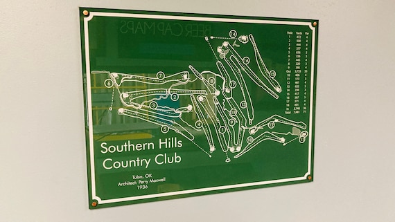 Muirfield Village Golf Course Map - Etsy