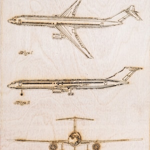 Boeing aircraft patent print