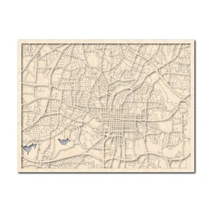 Raleigh, nc city map